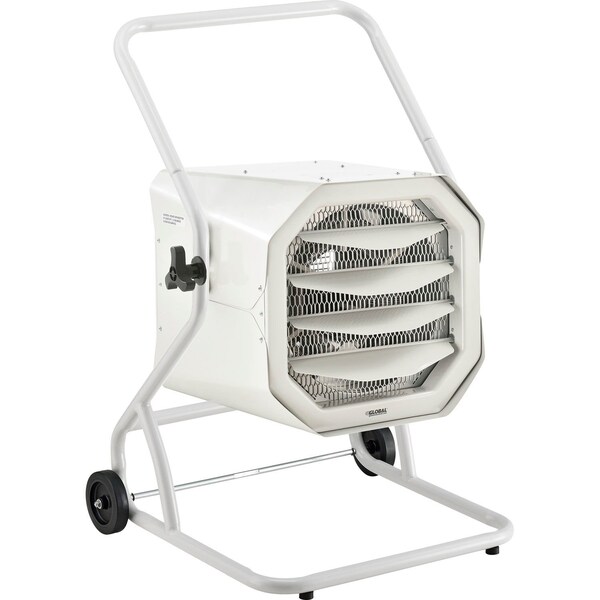 Global Industrial Portable Horizontal Heater with Built-In Thermostat, 240V, 3 Phase, 10000W 246739 - main
